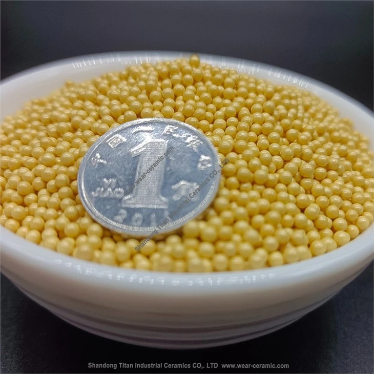 Smooth Surface Ceria Oxide Stabilized Zirconia Beads