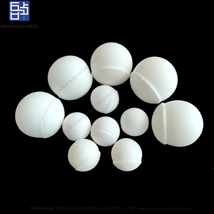 Ceramic Aluminium Grinding Balls With High Smashing Efficiency